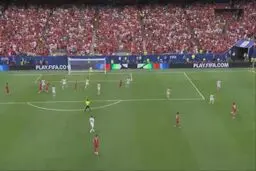 گل اول پرتغال به ازبکستان+ ویدئو