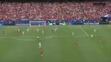گل اول پرتغال به ازبکستان+ ویدئو