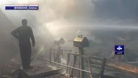 اولین تصاویر سقوط بالگرد در درچه اصفهان را ببینید + ویدیو