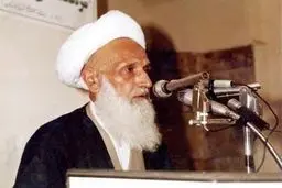 عکس کمتر دیده شده از آیت‌الله اشرفی اصفهانی در لباس سپاه 