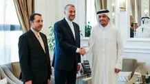 Iranian top diplomat meets Qatari counterpart in Doha