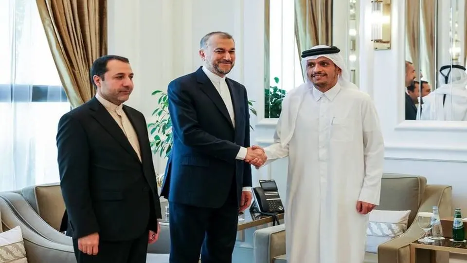 Iranian top diplomat meets Qatari counterpart in Doha