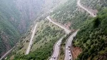 مسدود بودن محور قدیم کرج - چالوس به دلیل شرایط جوی