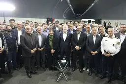 افتتاح باند شرقی منطقه دو آزادراه تهران- شمال گامی بزرگ در توسعه زیرساخت‌های ملی