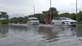 بارشی کم‌سابقه در کیش در کمتر از ۲۱ ساعت ثبت شد