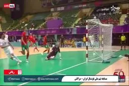 گل اول تیم فوتسال ایران به مراکش را ببینید + ویدیو
