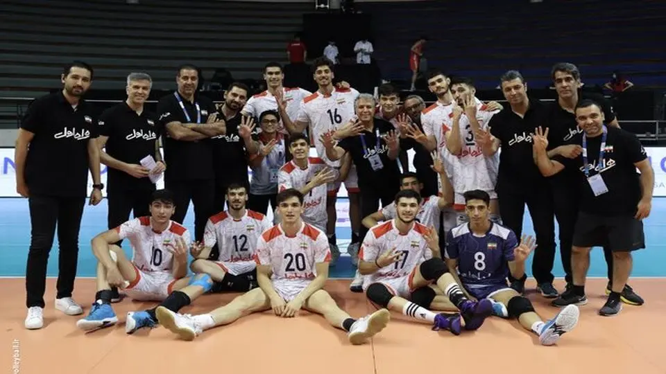 تیم والیبال جوانان ایران قهرمان آسیا شد