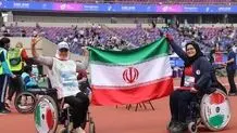 آتنا محمدی در پرتاب وزنه بازی‌های پاراآسیایی نقره گرفت