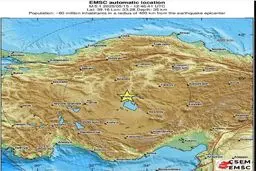 زلزله شدید در ترکیه و پس لرزه در آنکارا 