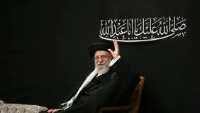 حضور رهبر انقلاب در مراسم عزاداری عاشورا در حسینیه امام خمینی + ویدئو و تصاویر