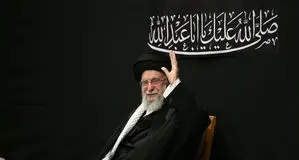 حضور رهبر انقلاب در مراسم عزاداری عاشورا در حسینیه امام خمینی + ویدئو و تصاویر