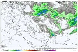  هواشناسی ایران ۵ فروردین؛ هشدار بارش‌های رگباری و کاهش دما در ۸ استان

