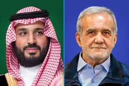 ولی العهد السعودی یؤکد على تعزیز العلاقات مع إیران