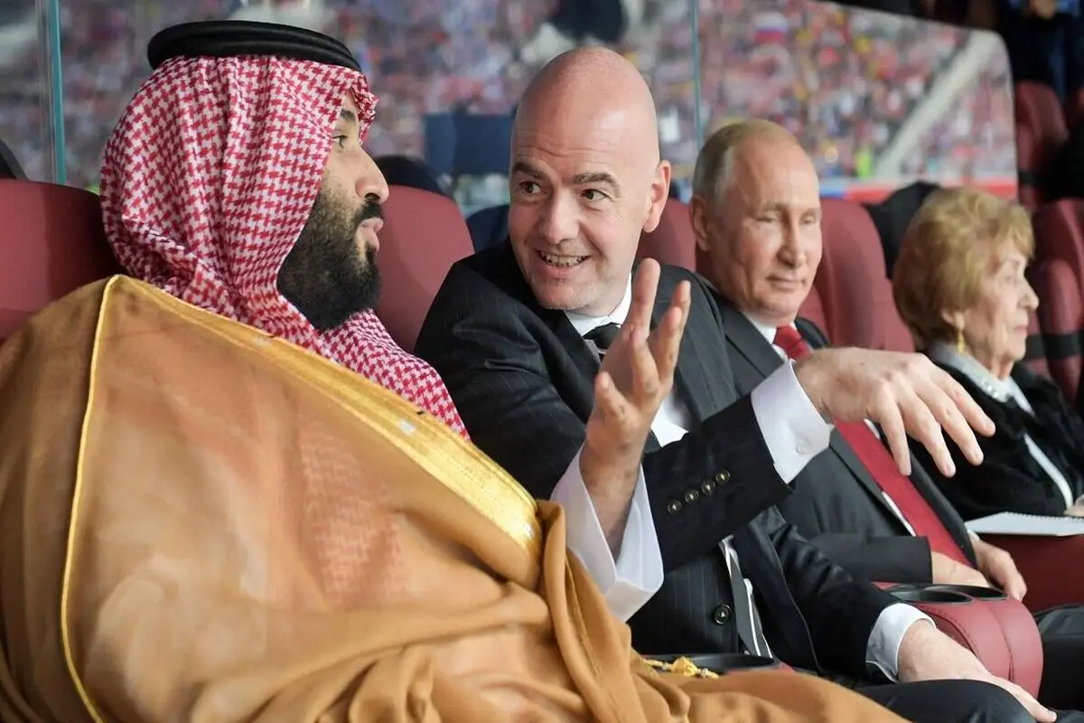 حضور ولیعهد عربستان در قطر سوژه شد