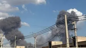 حمله هوایی به یک منطقه از شهر بروجرد