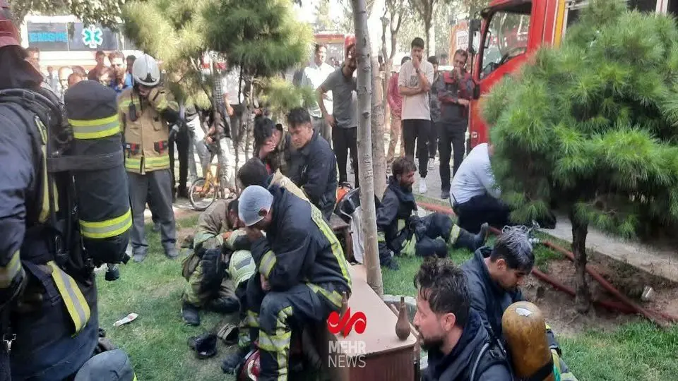 آتش‌نشان مشهدی مفقود شد