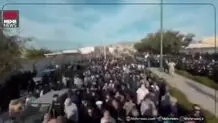 تدفین پیکر معلم و دانش آموز تازه اکتشاف شده مدرسه شجره طیبه + ویدیو