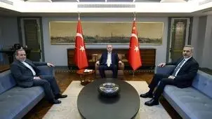 دیدار و گفت‌وگوی عراقچی با اردوغان در استانبول