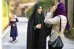 ‌حجاب یکی از  چالش‌های  اجتماعی  امروز  جامعه  ایرانی
