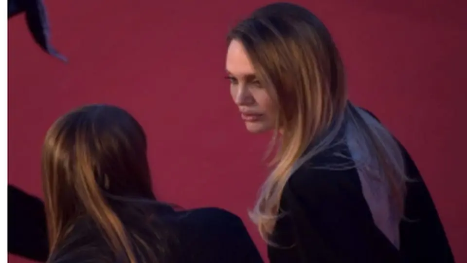 آنجلینا جولی در خرسون اوکراین دیده شد+ عکس

