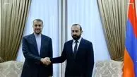Iranian top diplomat meets Armenia FM in Yerevan