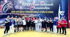 تیم ملی تکواندو برای پنجمین‌بار قهرمان آسیا شد

