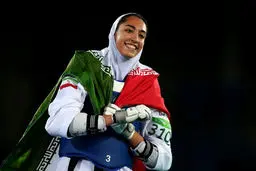 تقدیر از کیمیا علیزاده در قلب تهران
