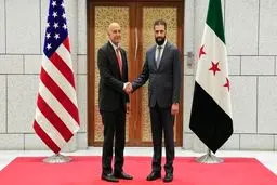 فرستاده آمریکا با الجولانی دیدار کرد