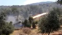  با ده‌ها موشک کاتیوشا توپخانه ارتش اسراییل هدف قرار گرفت