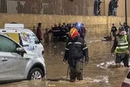 سیل مراکش ۴۱ نفر را به کام مرگ کشاند