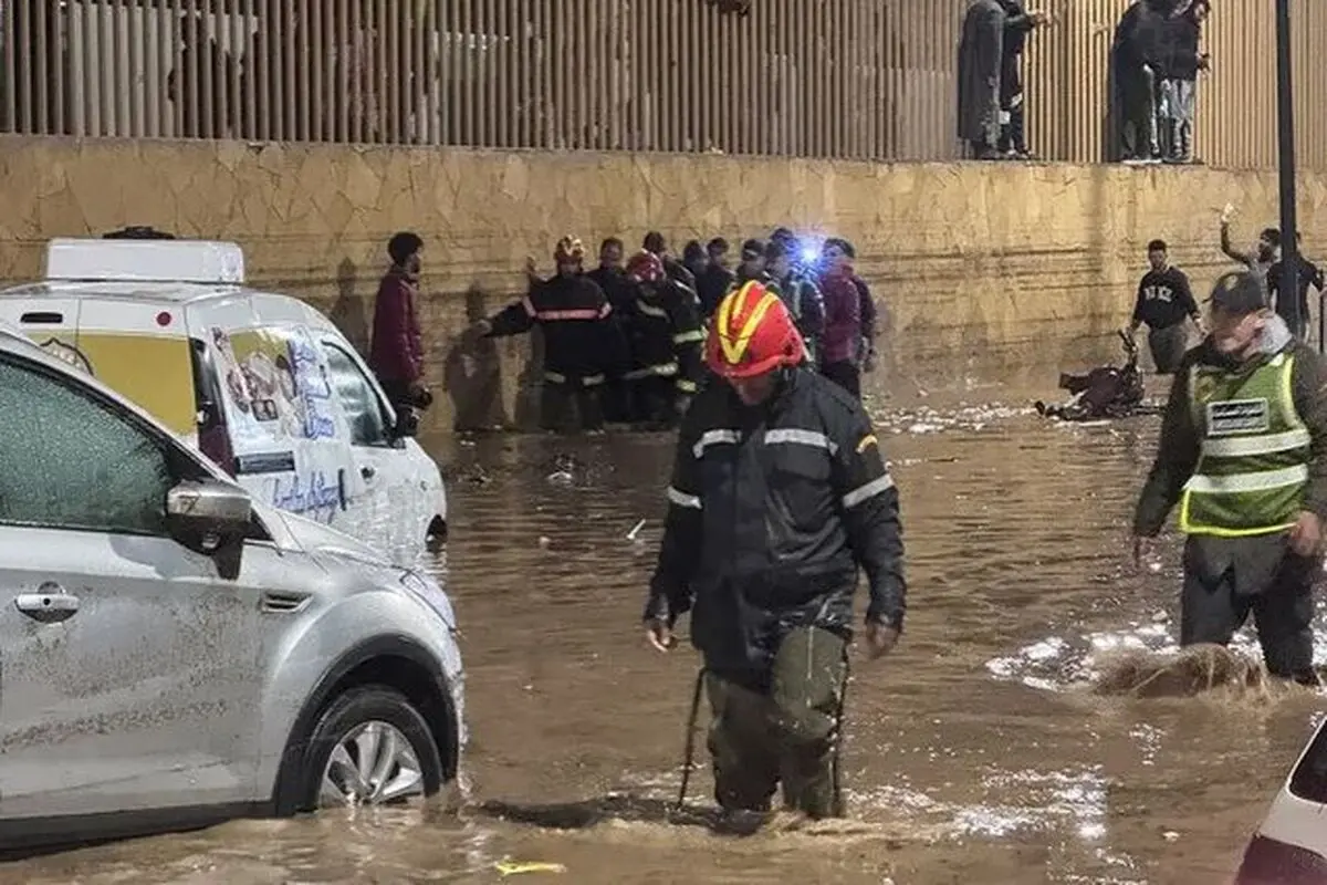 سیل مراکش ۴۱ نفر را به کام مرگ کشاند