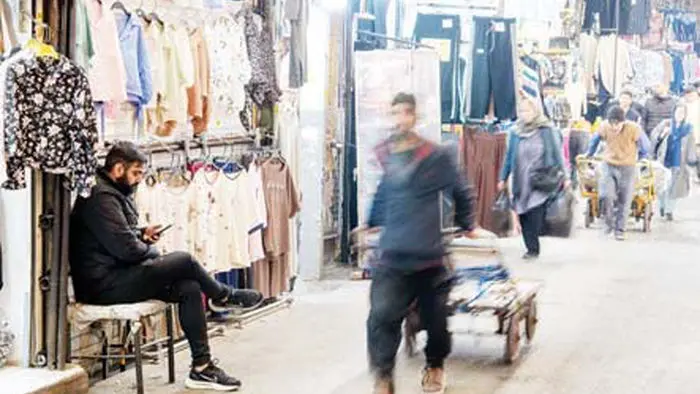 کارگران بازار در مضیقه
