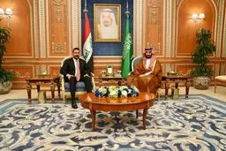 ملاقات بن سلمان و نخست وزیر عراق