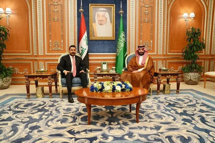 ملاقات بن سلمان و نخست وزیر عراق