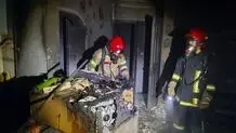 جزئیات آتش سوزی یک ساختمان مسکونی در مشهد