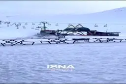 پیست اسکی توچال آماده ورزش های زمستانی می شود+ ویدئو