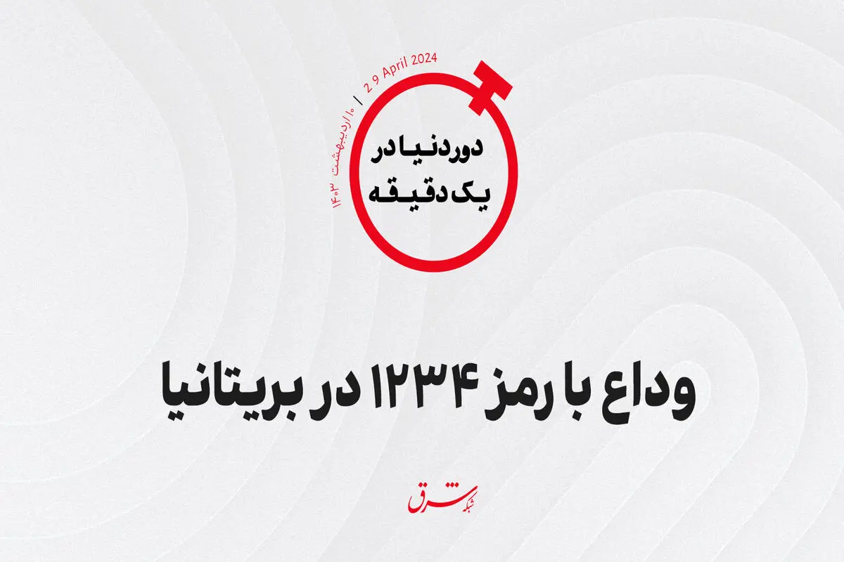 وداع با رمز ۱۲۳۴ در بریتانیا