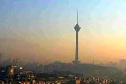 وضعیت هوای تهران قرمز شد