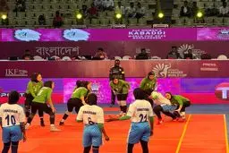 سومین پیروزی تیم ملی کبدی زنان در قهرمانی جهان
