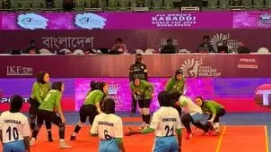 سومین پیروزی تیم ملی کبدی زنان در قهرمانی جهان
