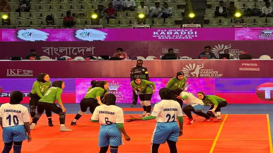 سومین پیروزی تیم ملی کبدی زنان در قهرمانی جهان
