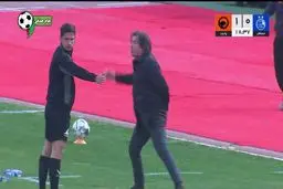 عصبانیت شدید ساپینتو در بازی استقلال و پادیاب+ ویدئو