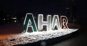 بارش زیبای برف در اهر+ عکس