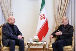 دیدار رئیس‌‌ مجلس با رئیس‌جمهور منتخب‌