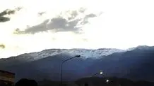 در سبلان برف بارید


