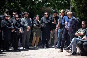 مراسم تشییع پیکر حمیدرضا درجاتی