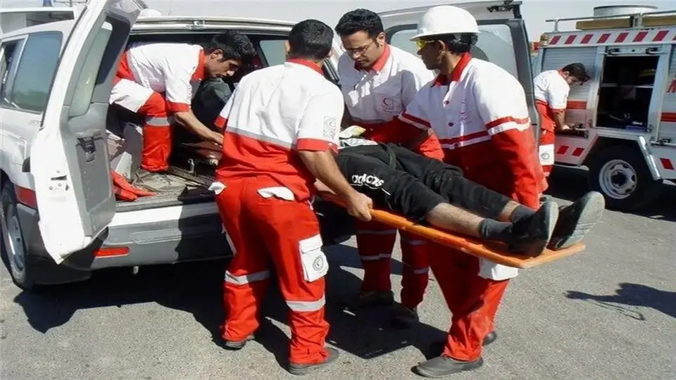 ۲۵ مصدوم در واژگونی مینیبوس جاده اهر