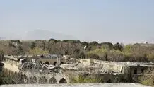 تخریب کاخ ۲۰۰ ساله اصفهان در پی حملات آمریکا و اسرائیل + عکس