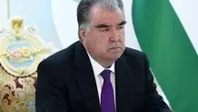 حضور رییس‌جمهور تاجیکستان در مراسم تشییع رهبر شهید