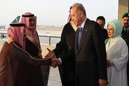 اردوغان وارد عربستان شد

